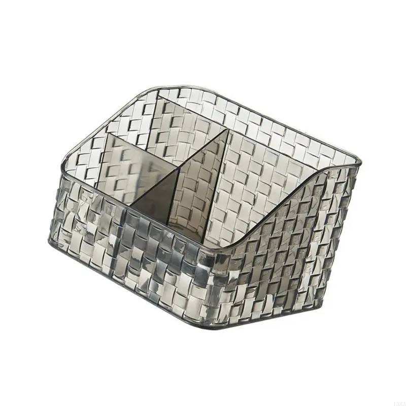 LXAA Stackable Pen Cup Multi Compartments Desk Organizers Makeup Brush Organizers Box