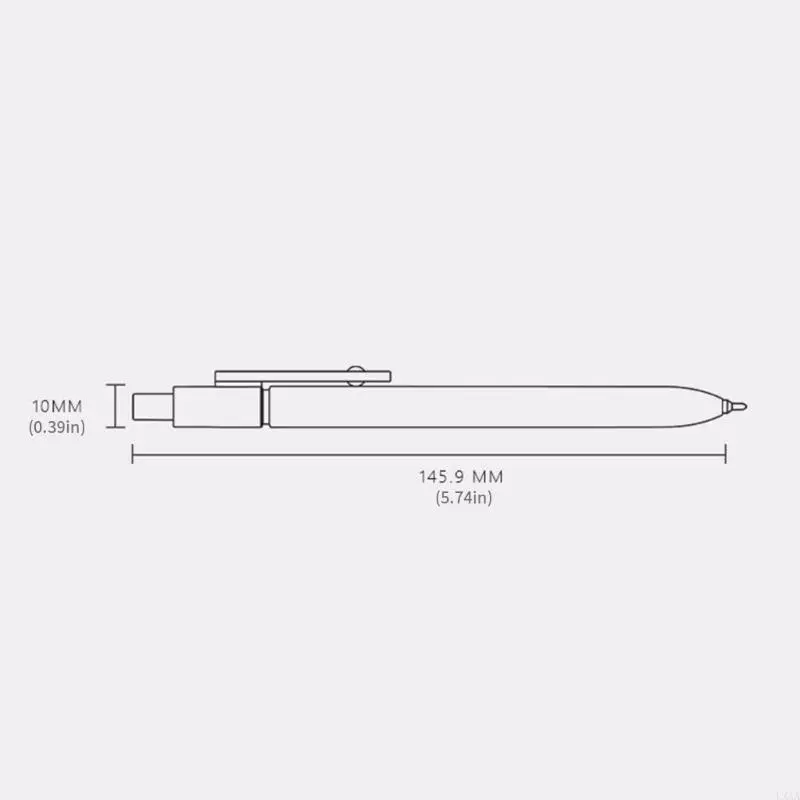 LXAA 5PCS Retractable Gel Pen with 10 Refills Quick Drying Gel Inks Pen 0.42MM Tip