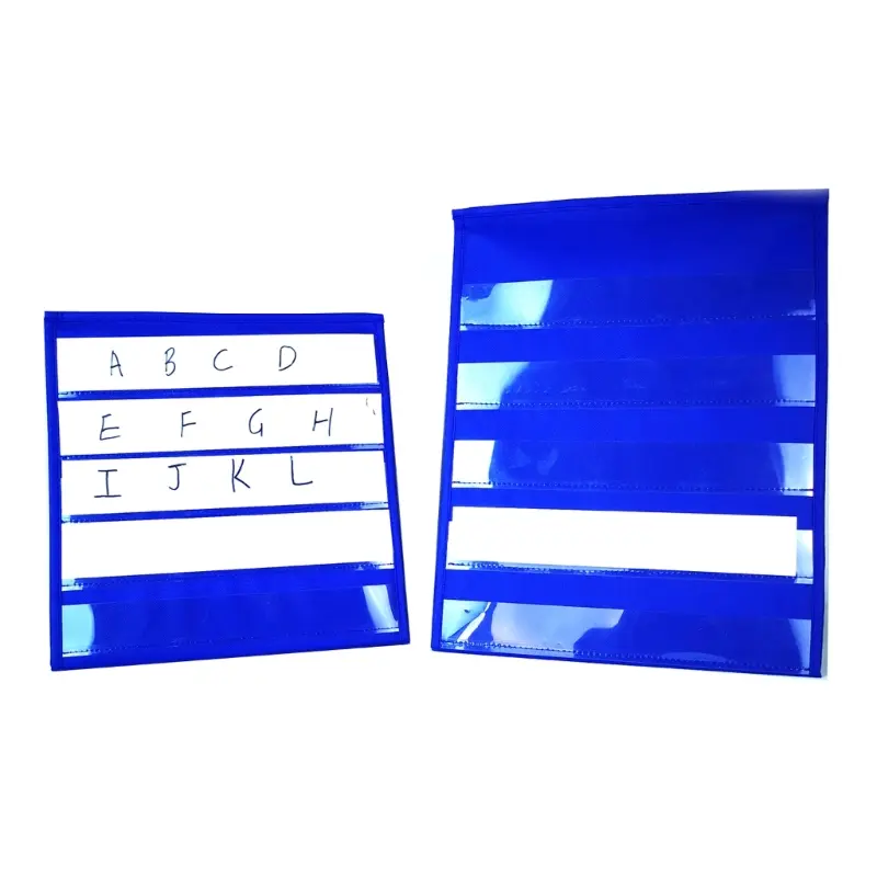 Pocket Chart for Sentence Strip Card, Word Spelling Games Teaching Tool