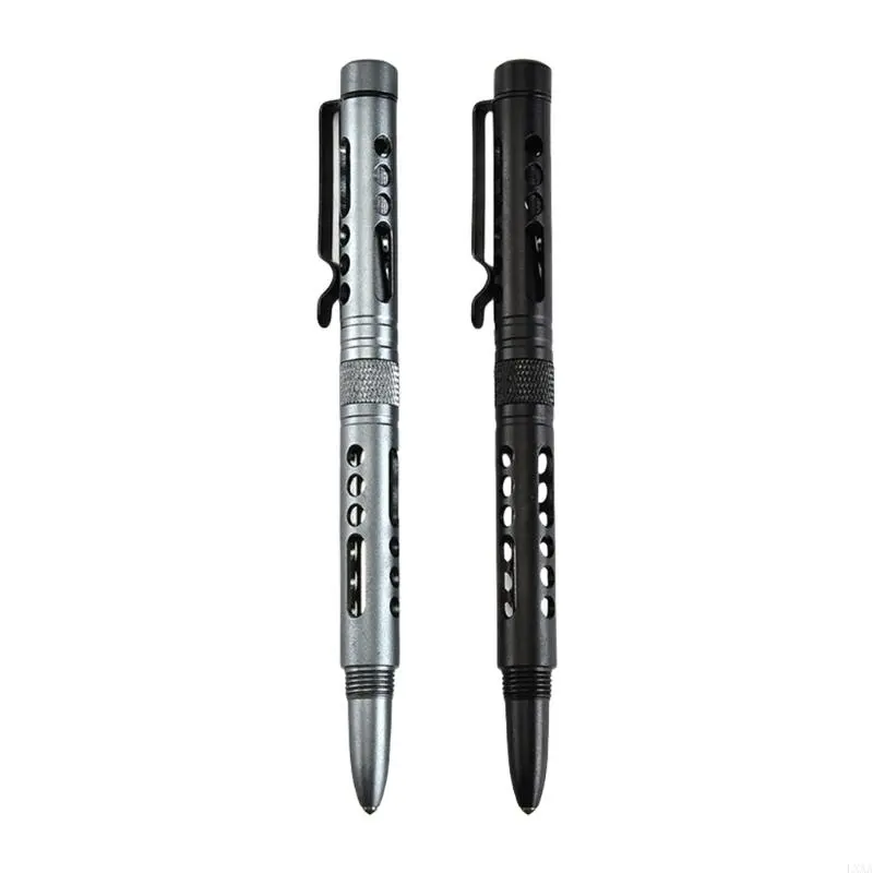 LXAA Multi Tool Pen Aluminum Ballpoint Pen with Window Breaker Hollowed Metal Ballpoint Pen for Office Business Professional