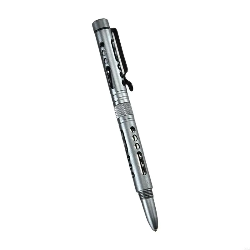 LXAA Multi Tool Pen Aluminum Ballpoint Pen with Window Breaker Hollowed Metal Ballpoint Pen for Office Business Professional