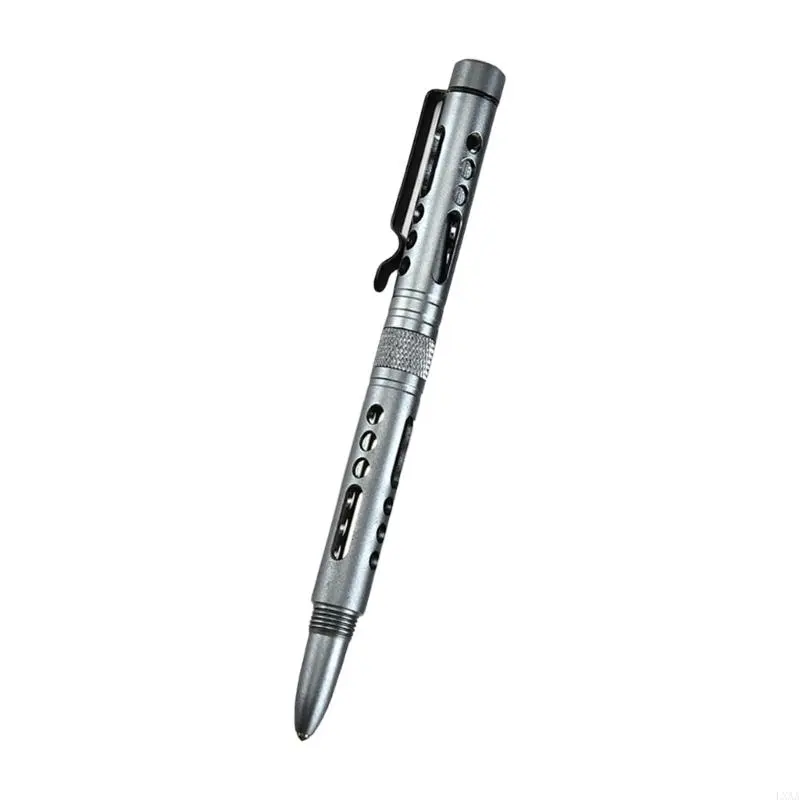 LXAA Multi Tool Pen Aluminum Ballpoint Pen with Window Breaker Hollowed Metal Ballpoint Pen for Office Business Professional