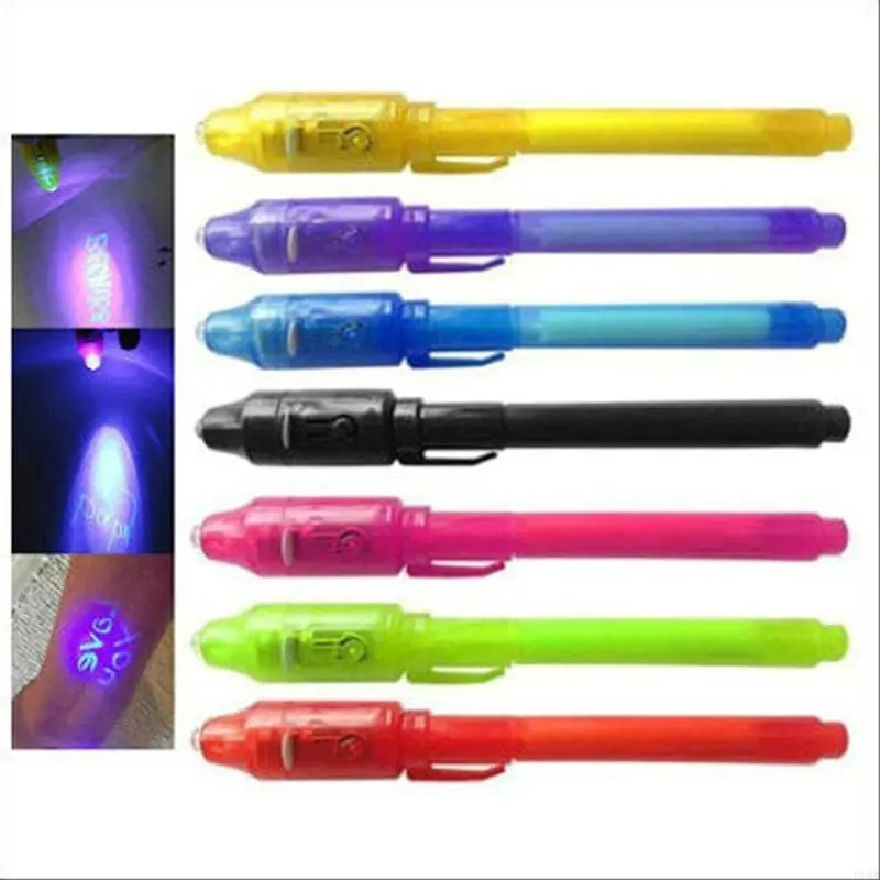 LXAA 7/14 Pcs Spies Pen Magics Writing Pen Children's Secret Pen Invisible Pen