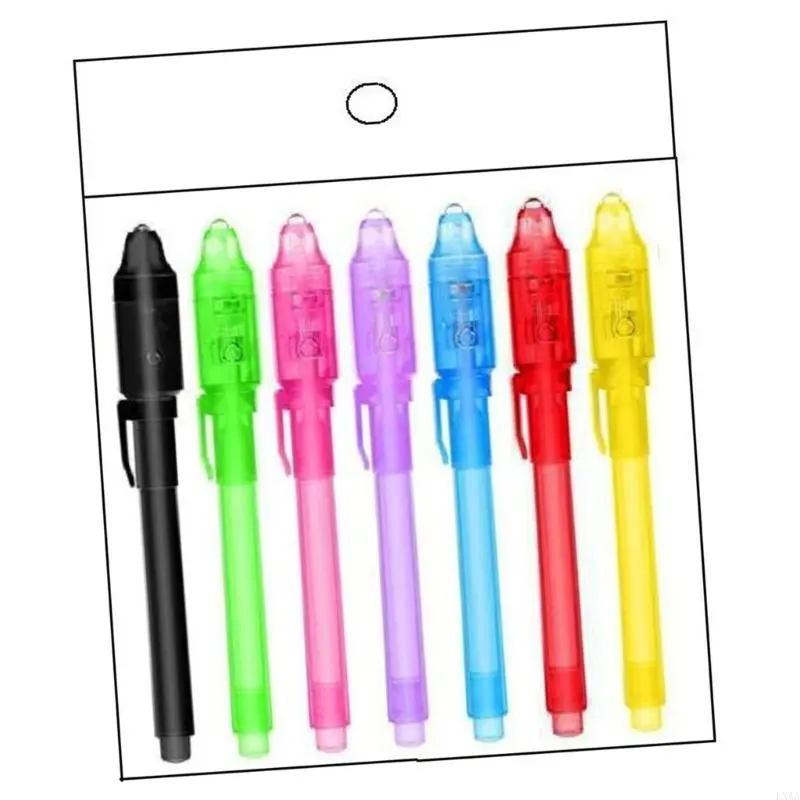 LXAA 7/14 Pcs Spies Pen Magics Writing Pen Children's Secret Pen Invisible Pen
