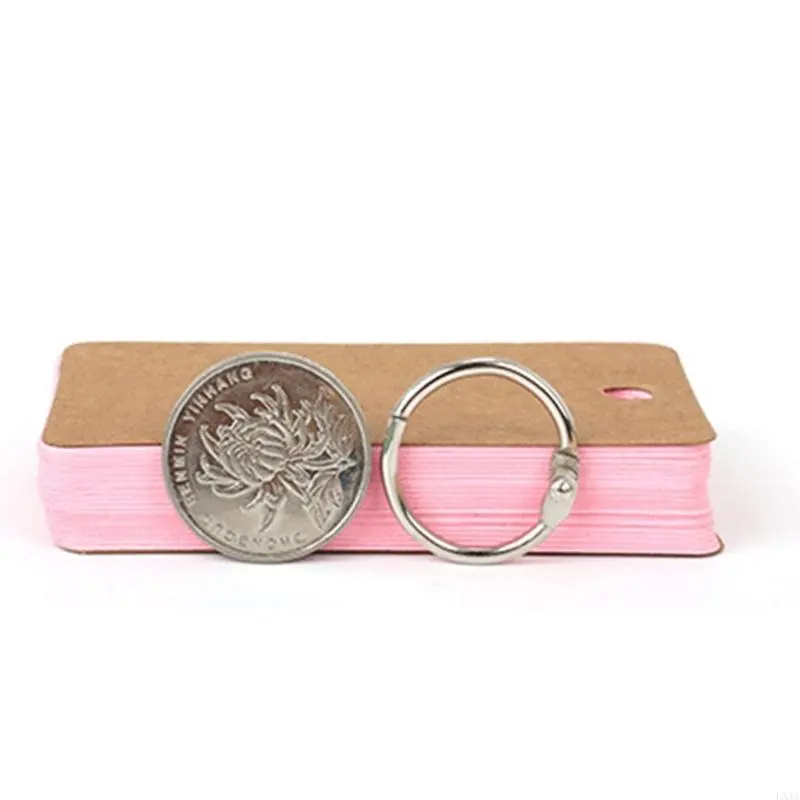 LXAA 20 Pcs 25mm Metal Binder Rings Index Card Rings Bookbinding Rings for Organizing Documents Photo Albums And Crafts
