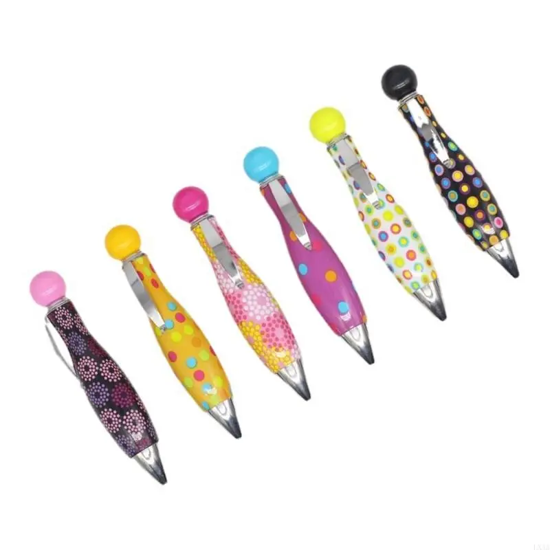 LXAA 6 Pcs Ballpoint Pen Oil Pen Blue/Black Writing Pen Big Fat Pen for School