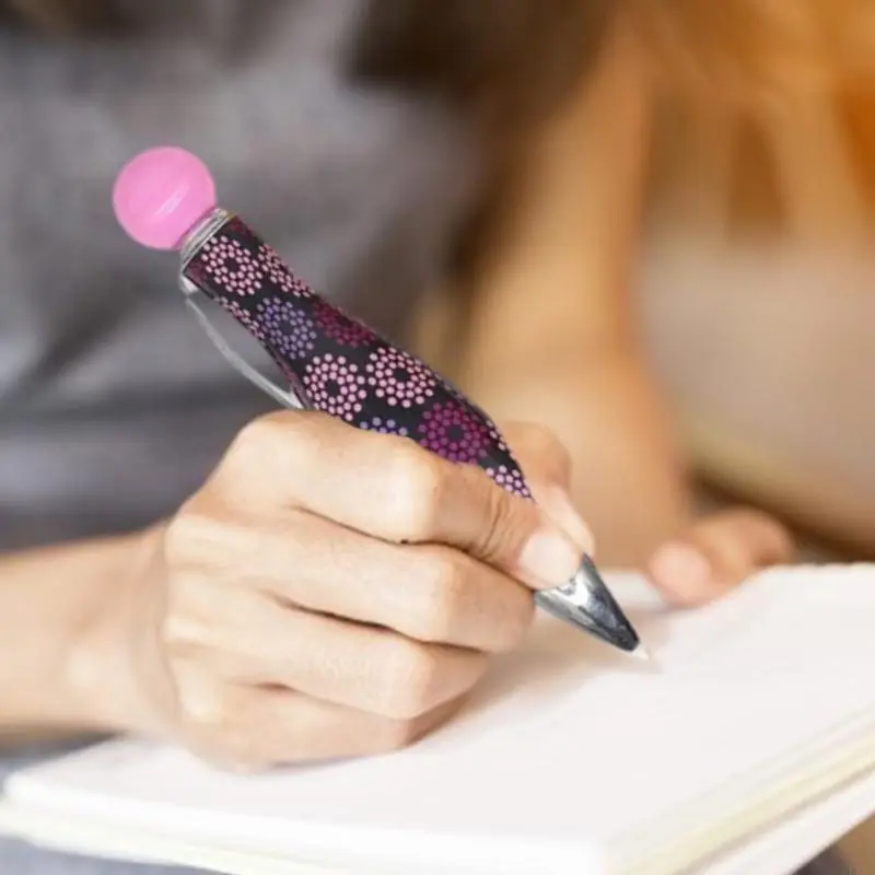 LXAA 6 Pcs Ballpoint Pen Oil Pen Blue/Black Writing Pen Big Fat Pen for School
