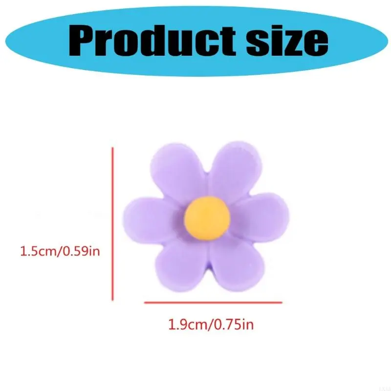 LXAA 20/30Pcs Flower Head Push Pin for Bulletin Board Cork Board Tacks Drawing Pin