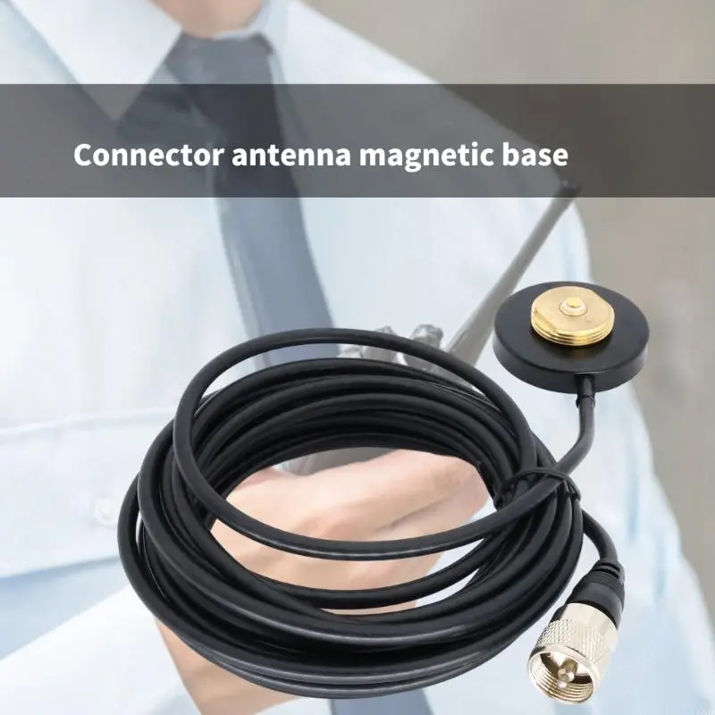 LXAA NMO Antennas Base Vehicle Antennas Base 12KG Suction Power Simple Installation for Flat Metal Surfaces