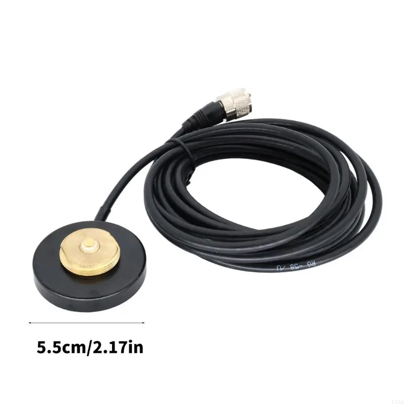 LXAA NMO Antennas Base Vehicle Antennas Base 12KG Suction Power Simple Installation for Flat Metal Surfaces