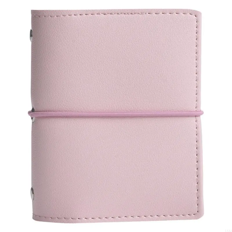 LXAA Refillable 5 Rings Binder Notebook with Refill Paper 5 Holes Leather Binder Covers Leather Binder Journal for Travel