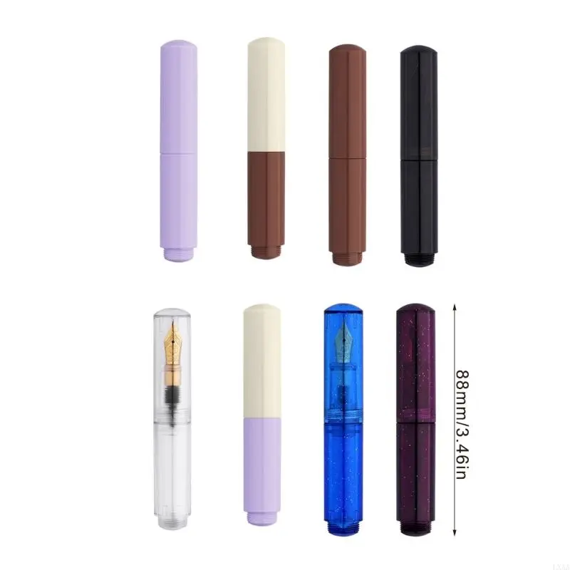 LXAA Smooth Writing Pen Business Pen Small Fountain Pen Calligraphy Pen Travel Pockets Pen for Student Teacher Writing