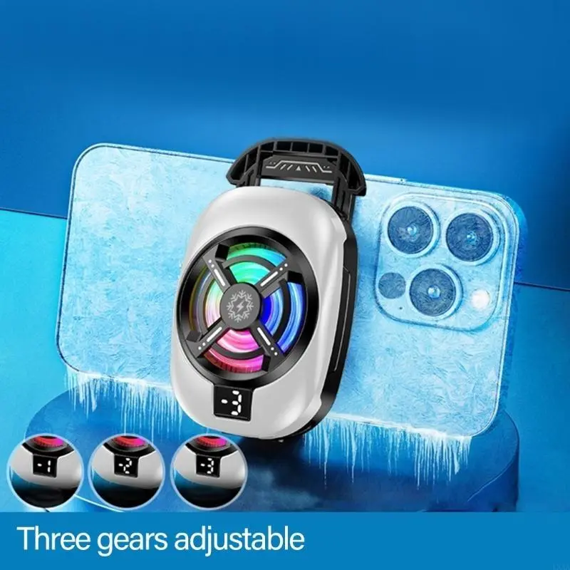 LXAA Multifunctional Mobile Radiators Cooling Accessory With And Clip On Designs For Extended Use Outdoor Streaming