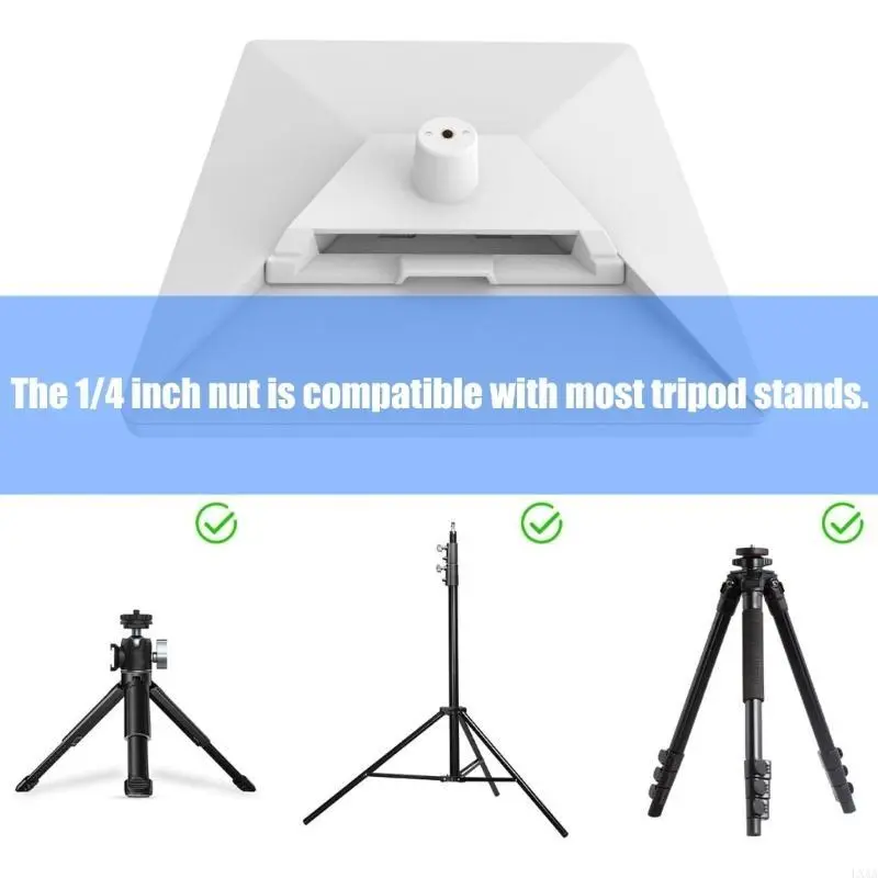 LXAA Mount Adapter Bracket With 1/4'' Screw Hole for Mini Navigation Mount
