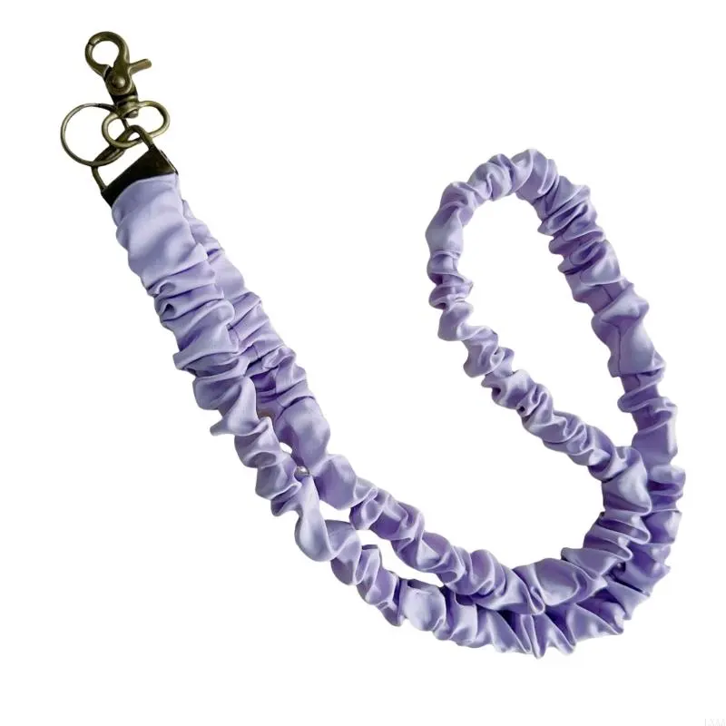 LXAA Colorful Elastic Lanyard For Key And Badge Card Holder Elastic Neck Lanyard For Student Teachers Nurses Office Workers