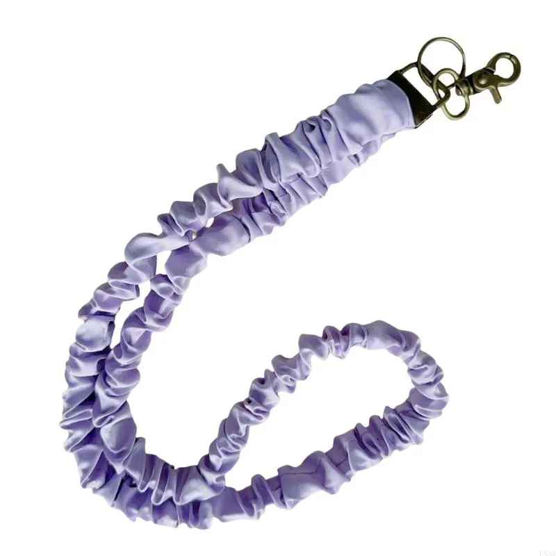 LXAA Colorful Elastic Lanyard For Key And Badge Card Holder Elastic Neck Lanyard For Student Teachers Nurses Office Workers
