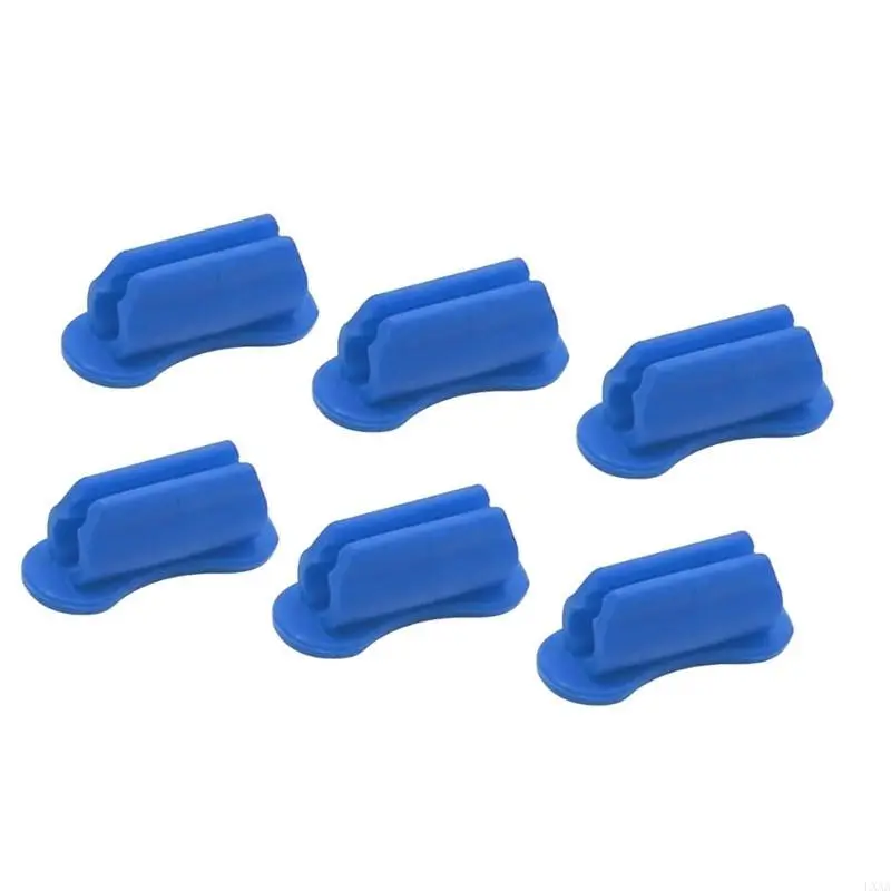 LXAA Adhesive Pen Holder Flexible Pencil Holder Marker Clip for Classroom Office Desk