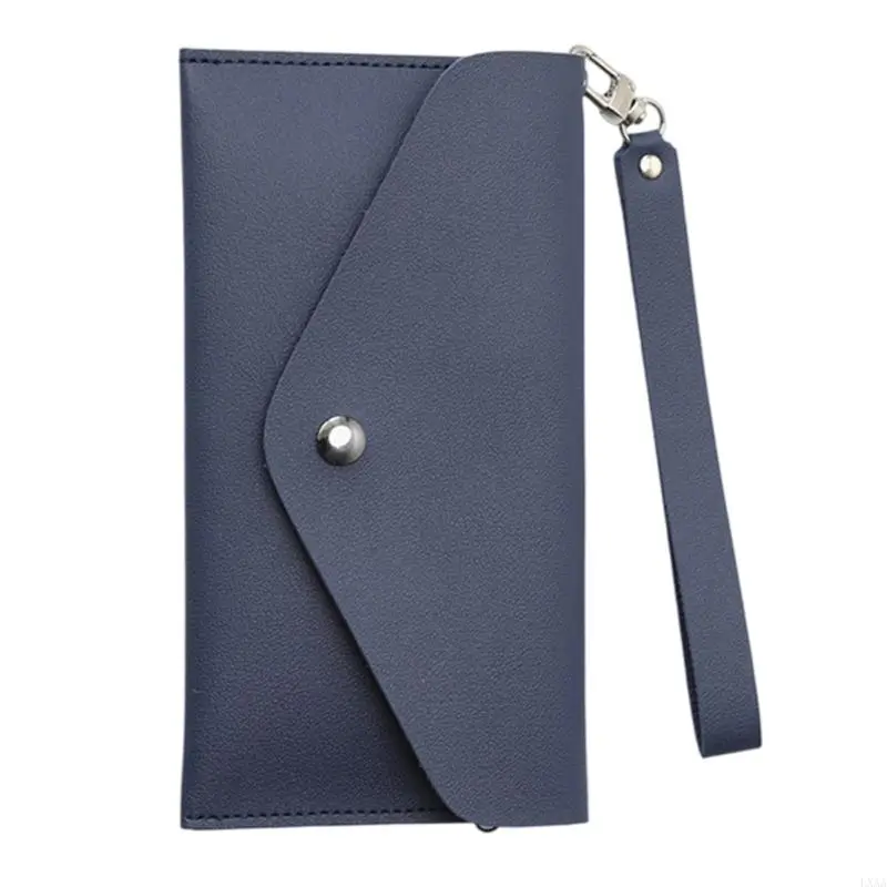LXAA Minimalists Wristlet Phone Wallet Organizers Purse With Flap Suitable For Everyday Use, Shopping, And Traveling
