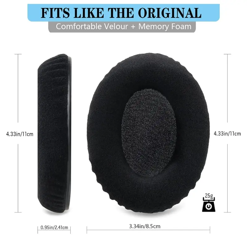 Breathable Ear Pads Ear Cushions for HYPERX Cloud2 Headsets Earpads Earmuff