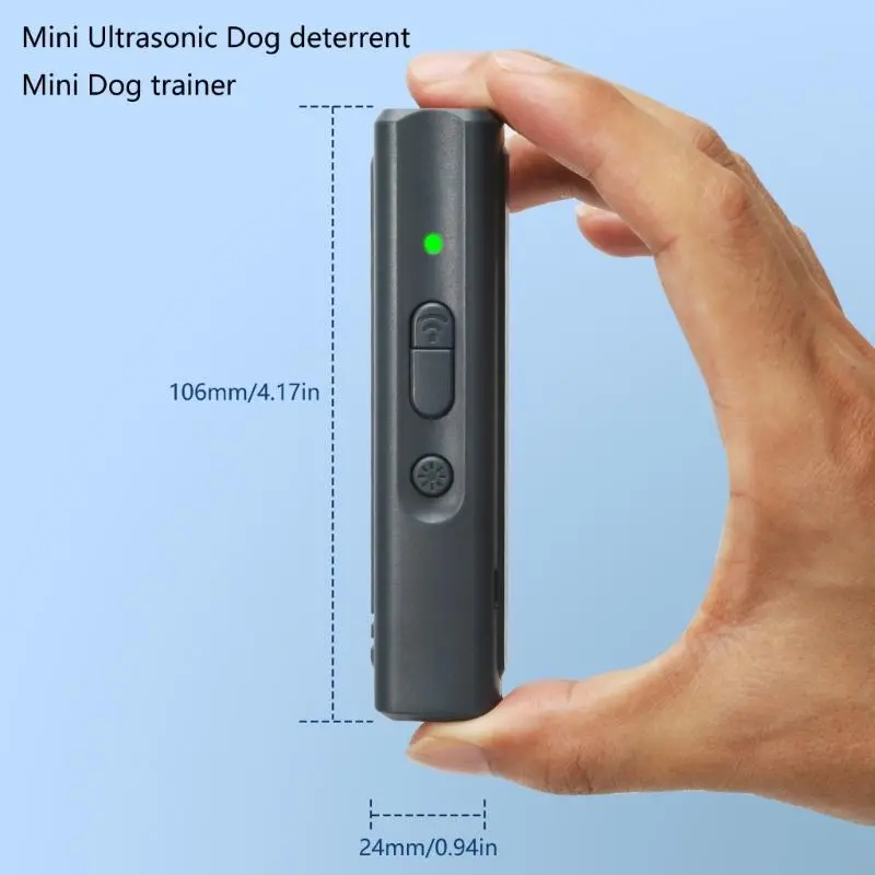 LXAA Portable Dog Training Device Dog Trainer Device with Ultrasonic Technology and Build In LED Light for Outdoor Use
