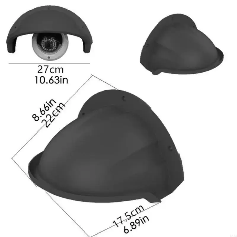 LXAA Protective Dome & Bullets Camera Cover Easy to Use for All Weather Conditions