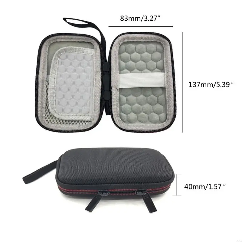LXAA Hard EVA SSD Storage Box for SSD E81 Durable Outdoor Travel Portable Carrying for Case- Enclosure
