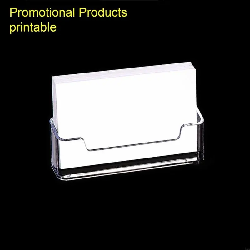 LXAA 2Pcs Business Card Case Acrylic Name Card Stand Display Stand Card Organizerr