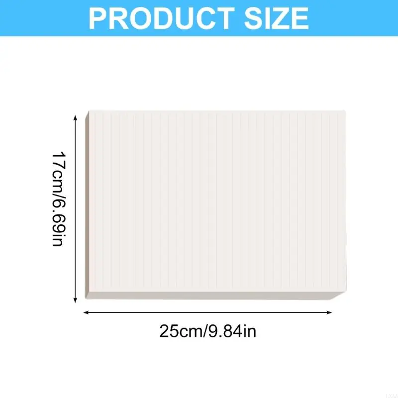 LXAA 3 Pcs Draft Paper Square Writing Pads Blank Graphing Pad Calculation Pad Paper for Office School and Home Use