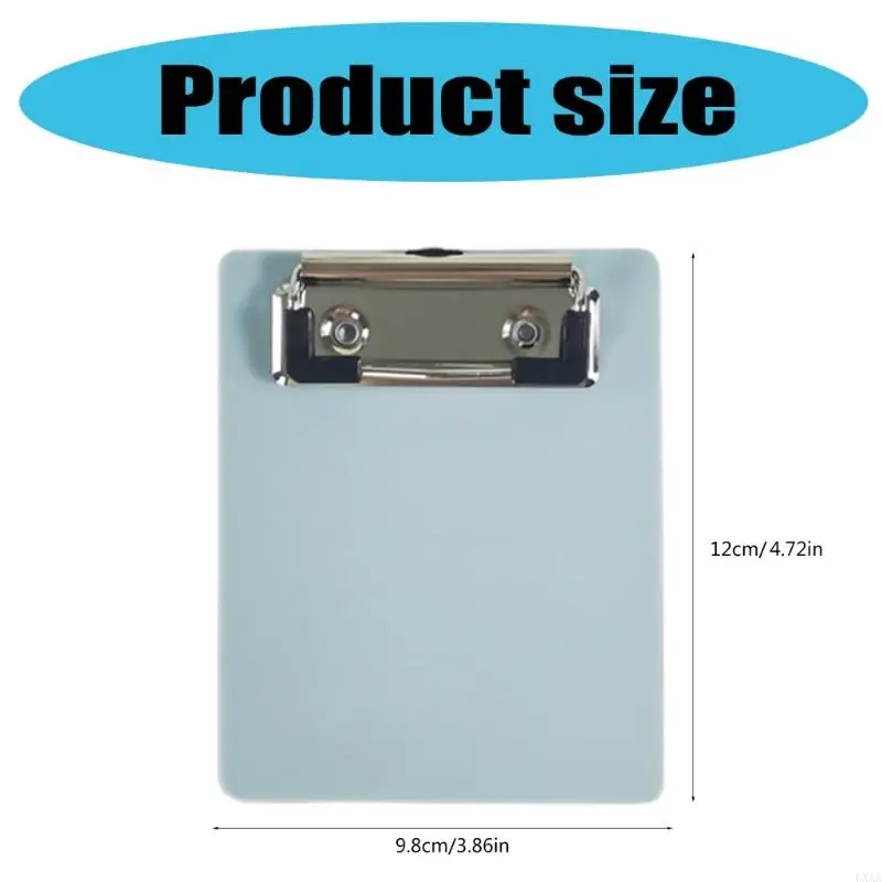 LXAA 12x9.8cm Clipboard Document Clipboard with Hanging Hook for Office School