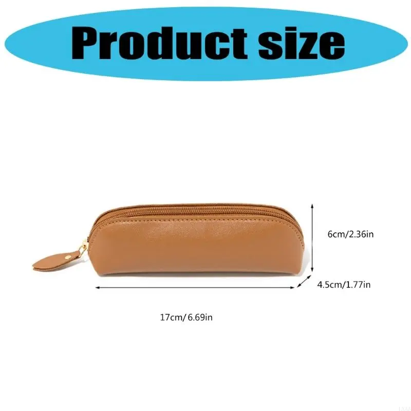 LXAA Pencil Pen Bag PU Leather Pencil Case Large Capacity Pencil Bag Pen Aesthetic Pen Case Back to School Supplies