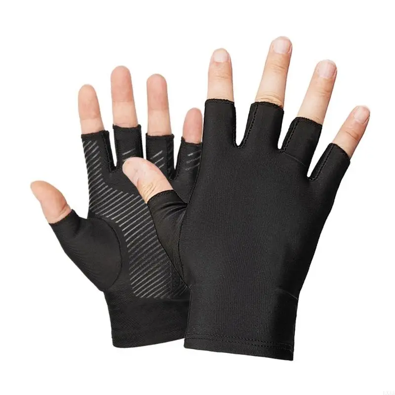 LXAA Breathable Ice Silk Bike Gloves for Enhances Grip Touching Screen Functionality