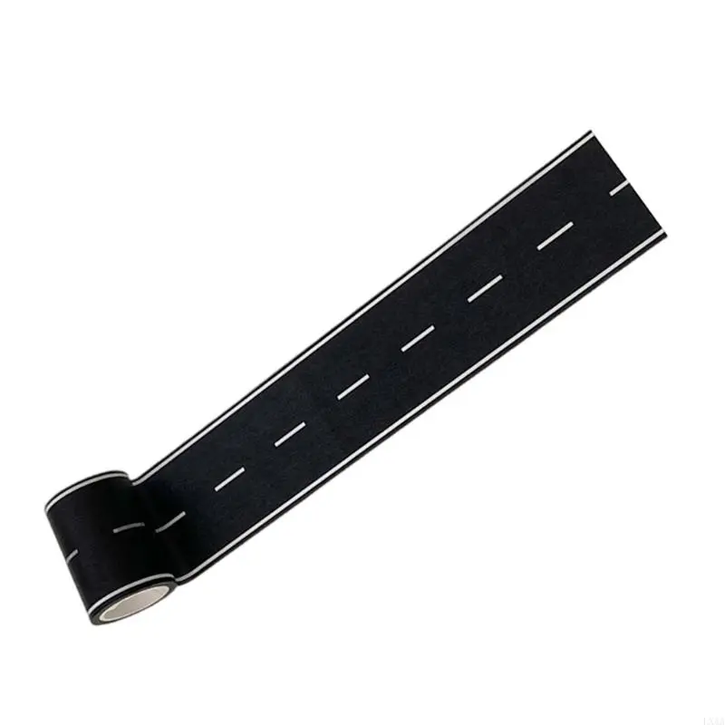 LXAA Road Track Tape 50mmx5m Racetrack Sticker Tape for Journal Planner Photo Frame Scrapbooking Background Tape for Craft