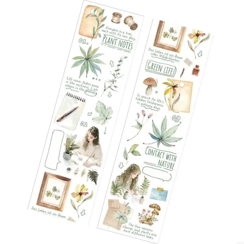 LXAA 6mmX2M Clear PET Tape for Scrapbooking Journal Notebook Planner Photo Frame