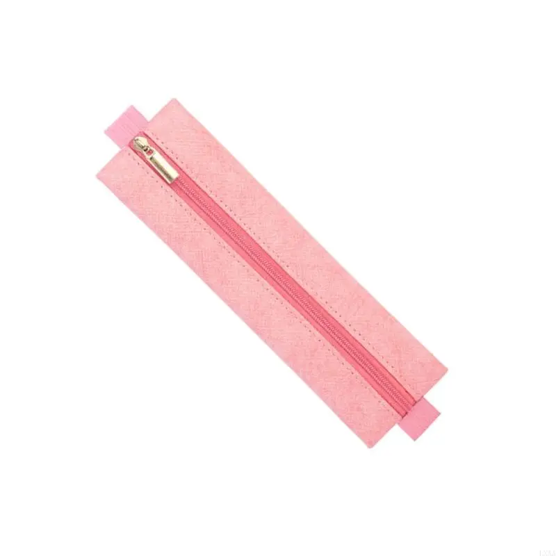 LXAA Pencil Bag Portable Pencil Case Elastic Buckle Storage Bag School Supplies