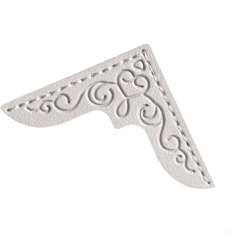 LXAA Retro Corner Bookmarks Leather Corner Page Book Mark for Book Lover Women Men