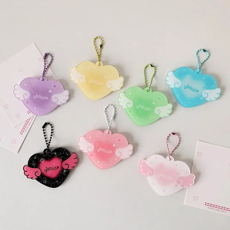 LXAA 1 inch Photo Storage Display Card Holders KeychainLove Wing Card Cover