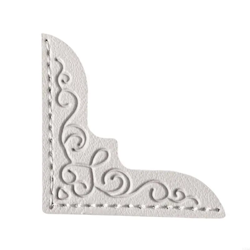 LXAA Retro Corner Bookmarks Leather Corner Page Book Mark for Book Lover Women Men