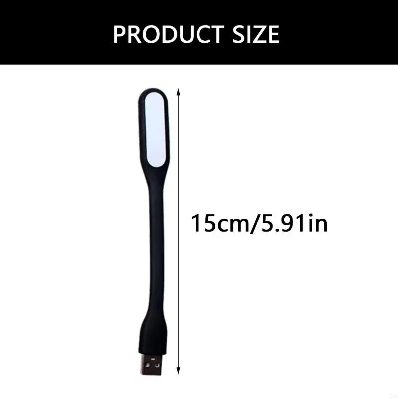 LXAA USB 5V Power Supply LED Light Flexible Arm Night Light Lamp Build-in 6pcs Beads for Reading and Working on Notebook