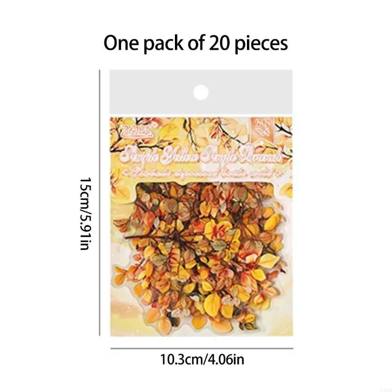 LXAA 20 Sheets Muono Sticker Adhesive Decorative Sticker Scrapbooking Supplies