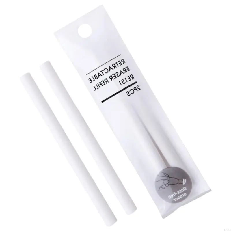 LXAA Retractable Eraser Pen Press Action Pencil Eraser Refillable Eraser Pen