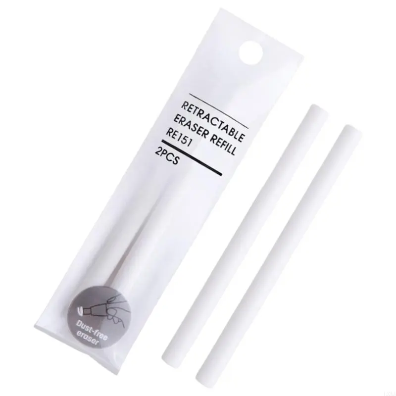 LXAA Retractable Eraser Pen Press Action Pencil Eraser Refillable Eraser Pen