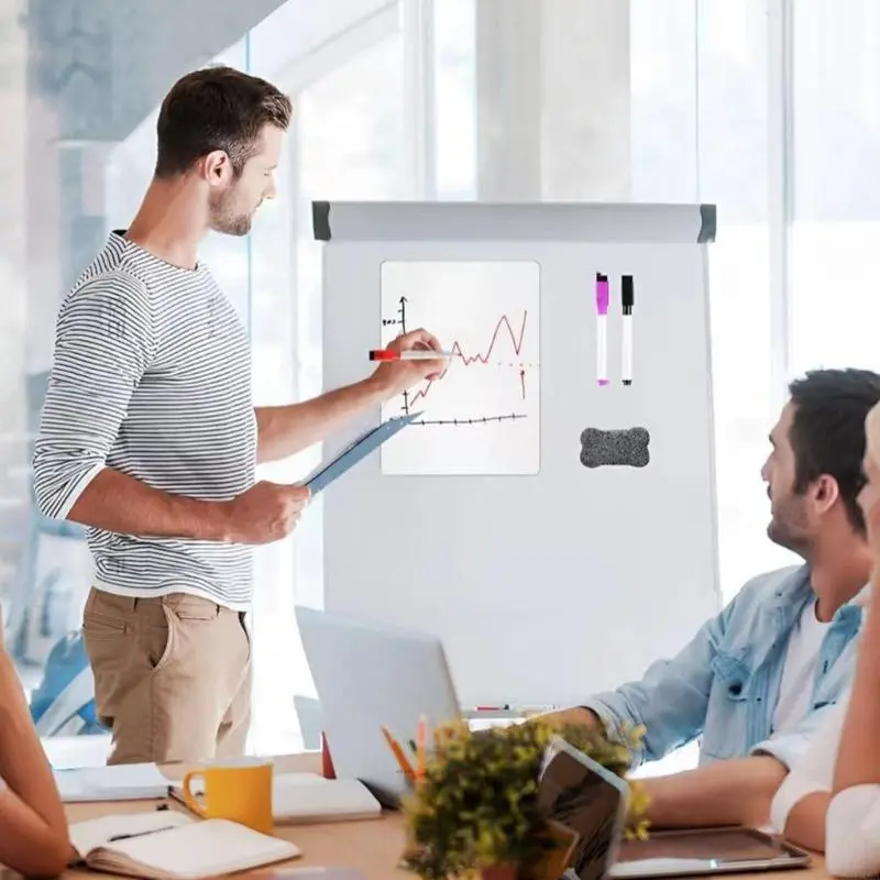 LXAA Fridge Whiteboard Film with Markers and Erasers Whiteboard for Kitchen