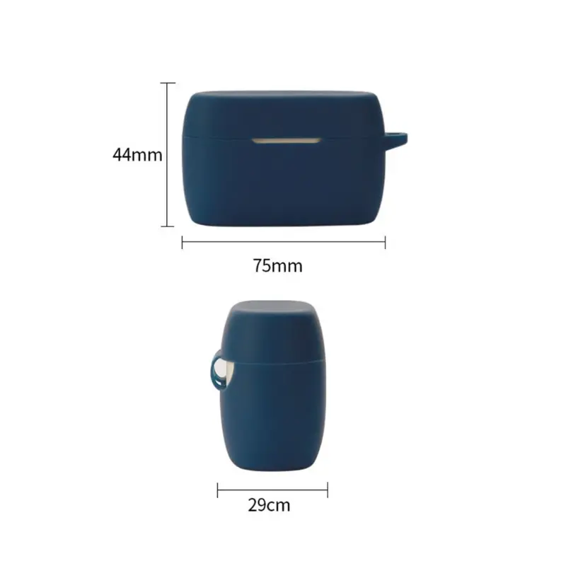 Protective Carrying Case-Shockproof Suitable for JABRA Elite 5 Earphone Dustproof Protector Washable Charging Box Sleeve