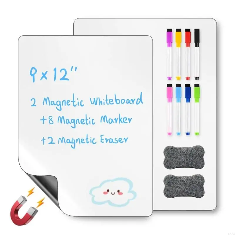 LXAA Fridge Whiteboard Film with Markers and Erasers Whiteboard for Kitchen