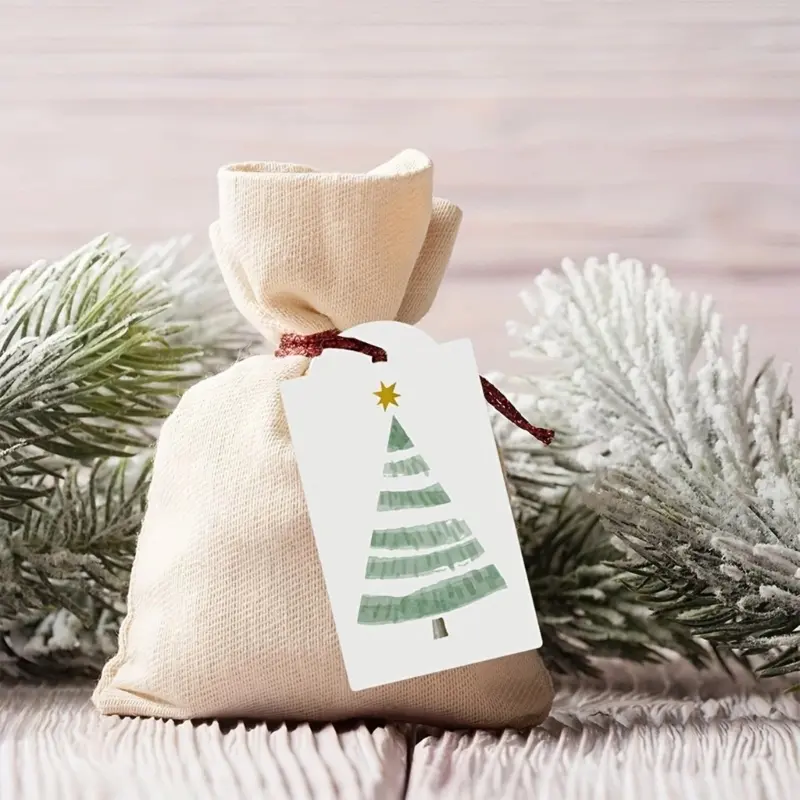 20 Pcs/Set Christmas Labels Christmas Gift Tagged for Gifts Packaging Decoration