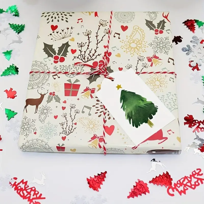 20 Pcs/Set Christmas Labels Christmas Gift Tagged for Gifts Packaging Decoration