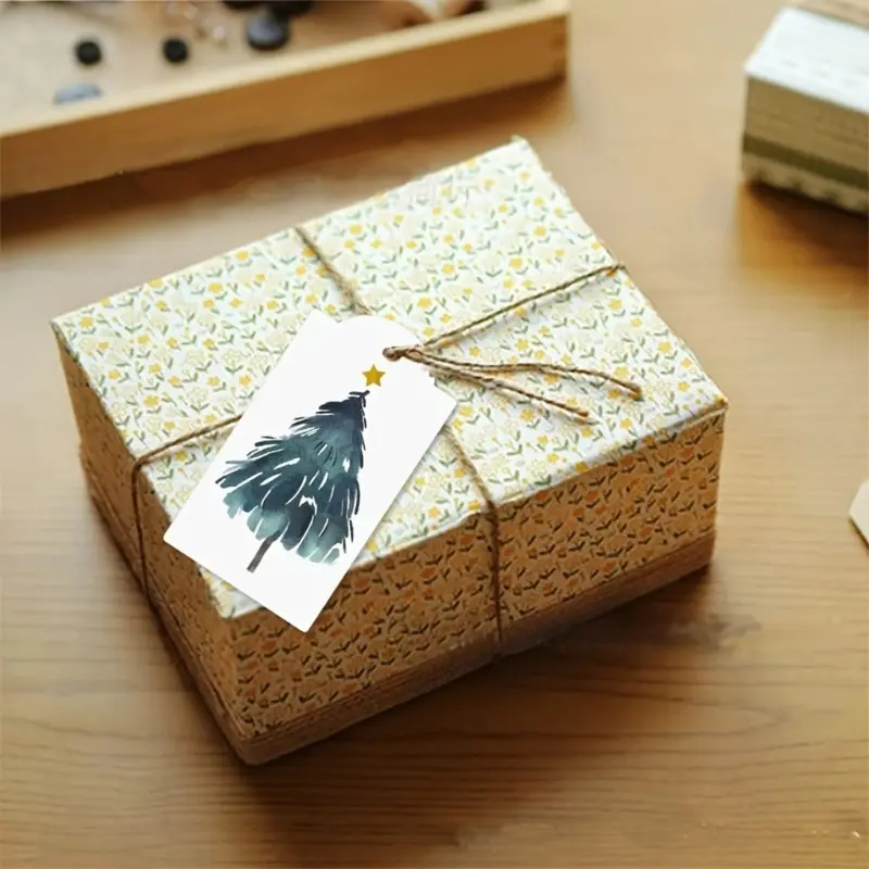 20 Pcs/Set Christmas Labels Christmas Gift Tagged for Gifts Packaging Decoration