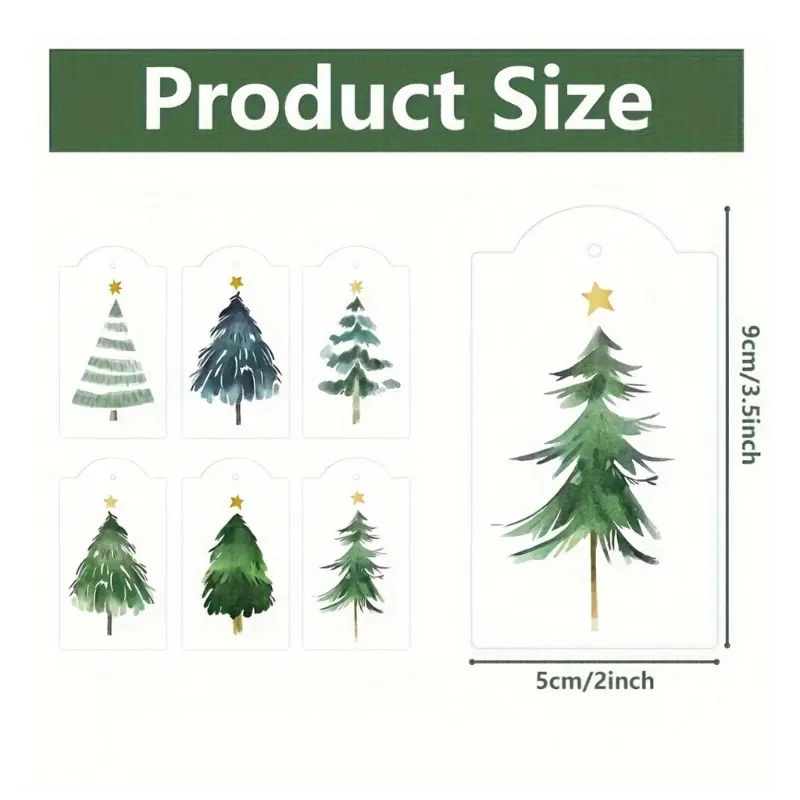 20 Pcs/Set Christmas Labels Christmas Gift Tagged for Gifts Packaging Decoration