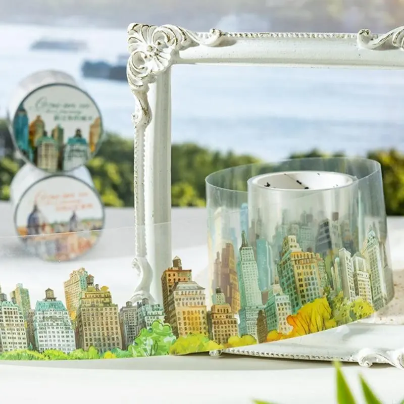 LXAA Travelling Theme Crafting Tape Lovely Beauty Tape Decorative Tape Masking Tape Craft Supplies for Scrapbooking Card