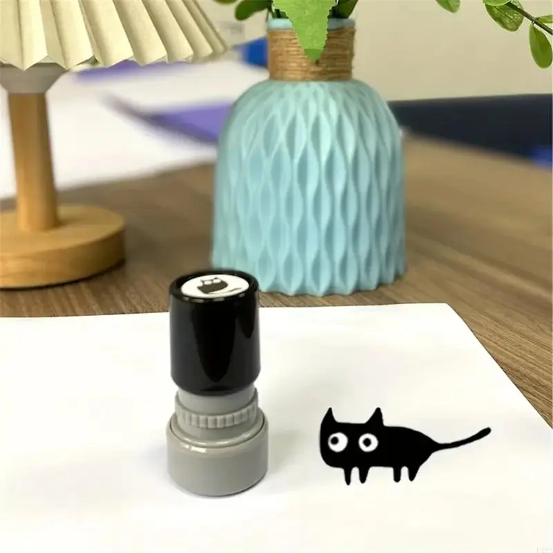 LXAA Animal Kitten Themed Stamp for Card Making Scrapbooking Photo Album Journaling Motivational Stamp for Art Craft Project